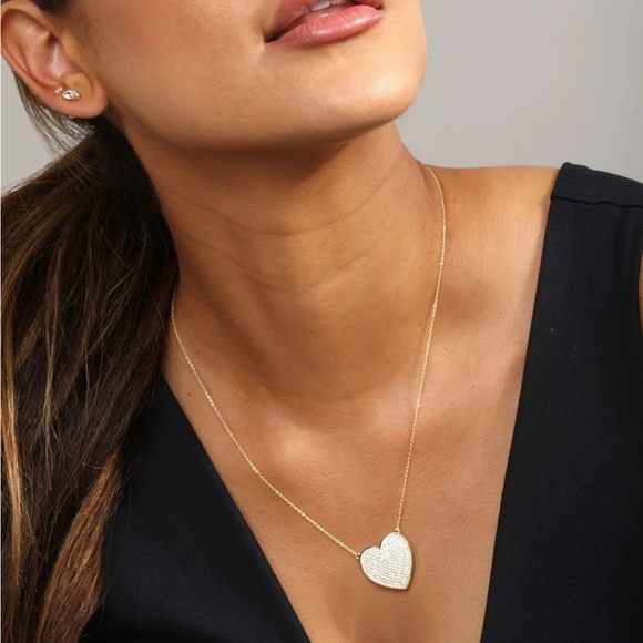 NWT Melinda Maria Heart Necklace You have my heart 18” - Picture 1 of 2